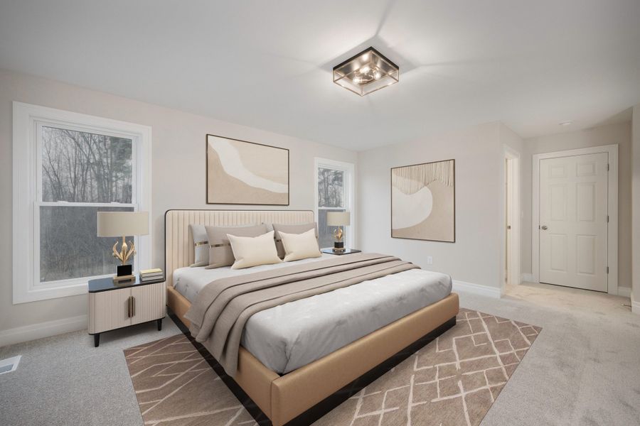 Representative furnished interior of a home built from the The Hawthorne by Forbes Capretto Homes in Cannon Woods, Clarence (Image 8).