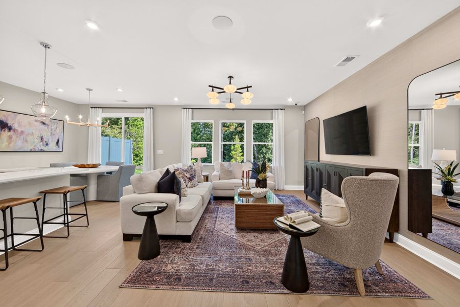 Furnished interior view inside a new home in Southbridge, Fort Mill (Image 5).