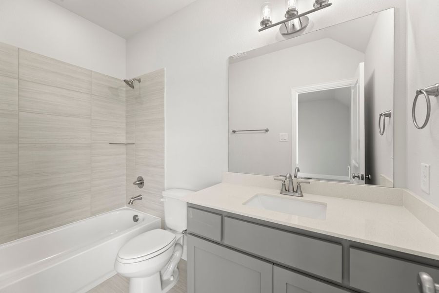 Furnished interior view inside a new home in Creekside, Royse City (Image 13).