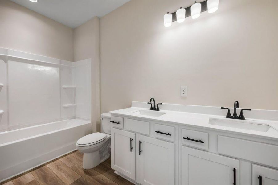 Furnished interior view inside a new home in Pinecrest Ridge, Dacula (Image 12).