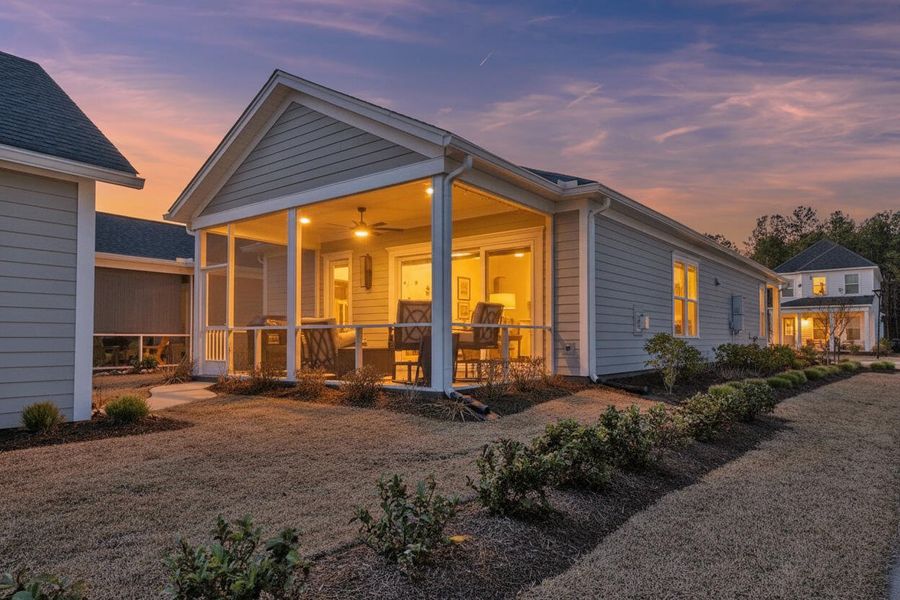 Exterior details and patio area of a home in Midtown at Nexton, Summerville (Image 25).