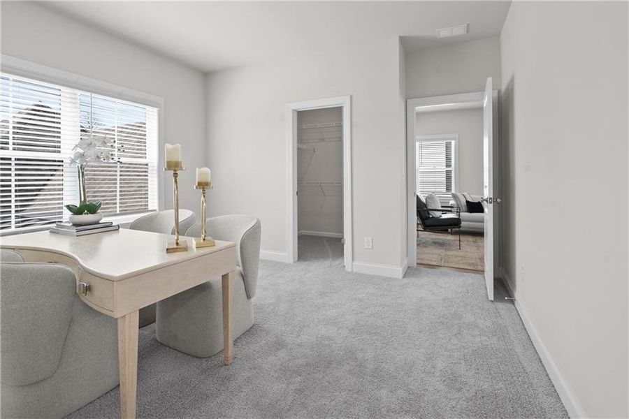 Furnished interior view inside a new home in Promenade at Sawnee Village, Cumming (Image 43). Furnished interior view inside a new home in Promenade at Sawnee Village, Cumming (Image 43).