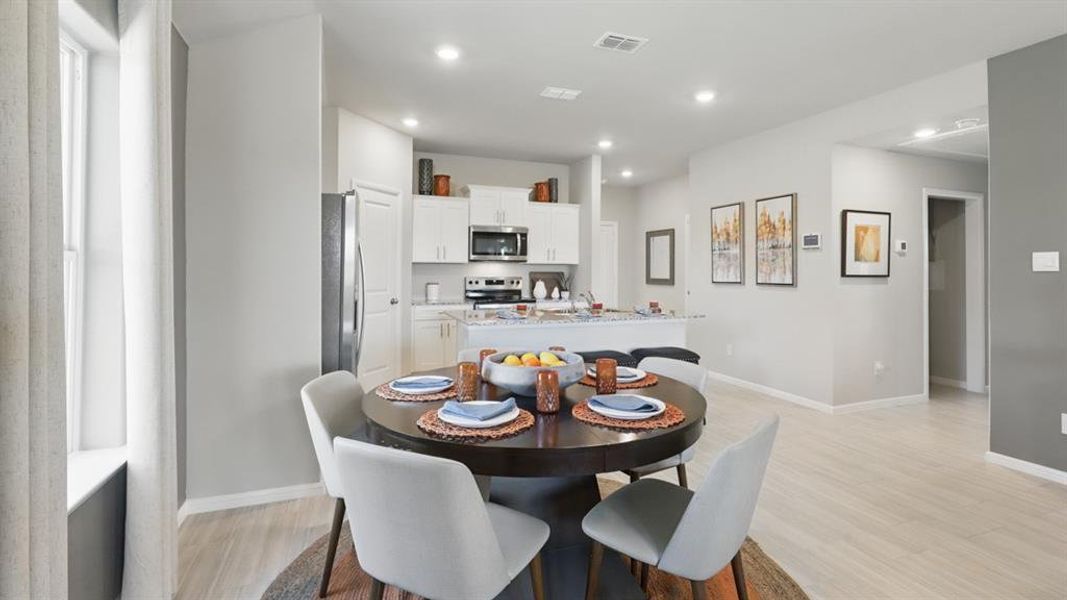 Furnished interior view inside a new home in Lonestar at Liberty Trails, Fort Worth (Image 30).