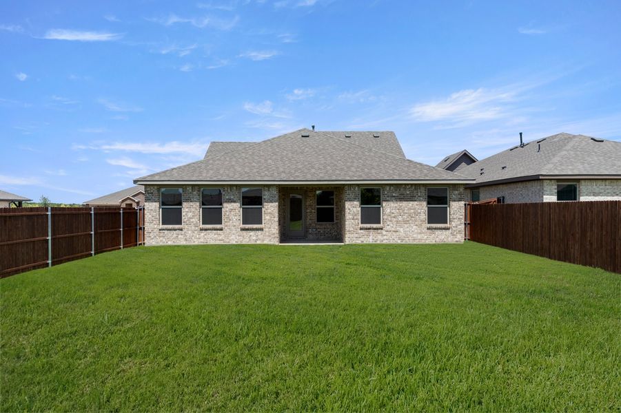Front exterior of a new home in Northspur, Terrell, TX, highlighting curb appeal (Image 26).