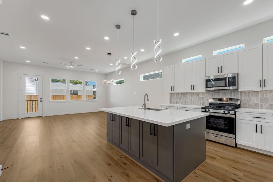 Furnished interior view inside a new home in , Houston (Image 6).