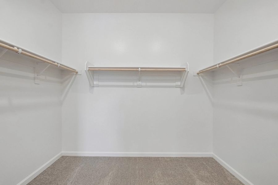 Primary walk in closet