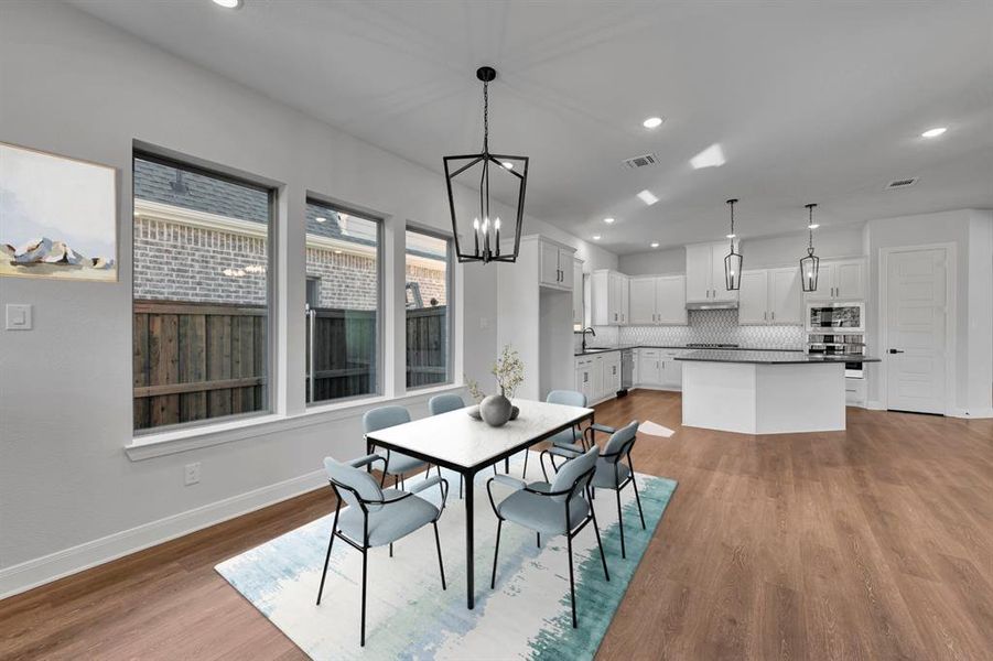 Furnished interior view inside a new home in South Pointe  Cottage Series, Mansfield (Image 6).