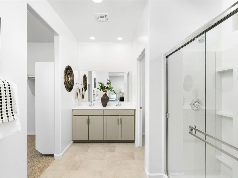 Furnished interior view inside a new home in Alamar at Rocking K, Tucson (Image 9).