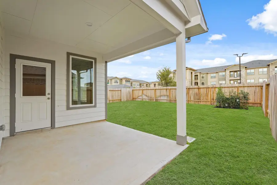 Exterior details and patio area of a home in Morton Creek Ranch, Katy (Image 4). Exterior details and patio area of a home in Morton Creek Ranch, Katy (Image 4).