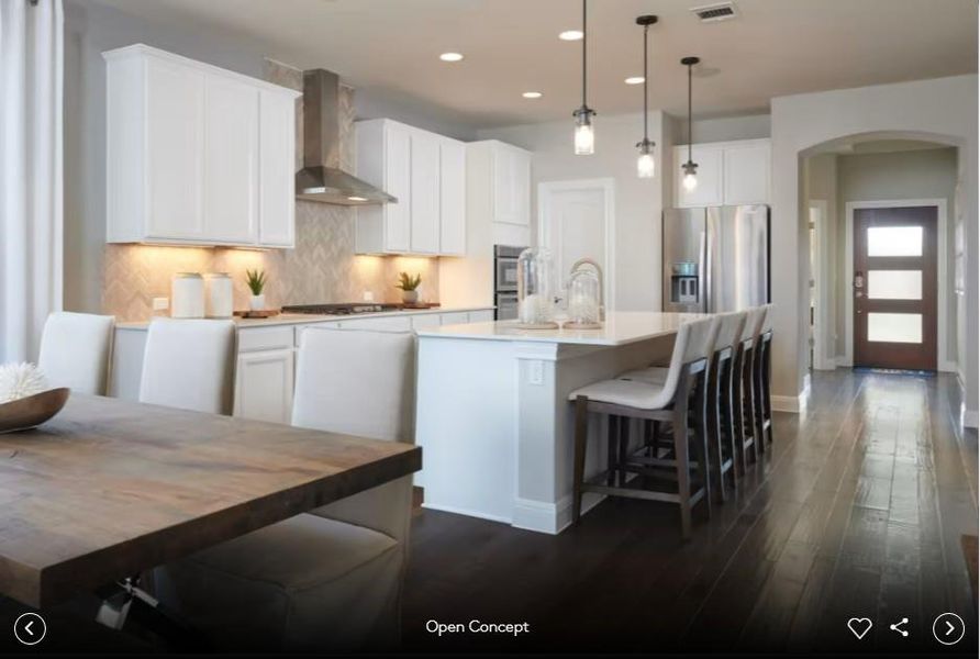 Furnished interior view inside a new home in La Cima, San Marcos (Image 8).