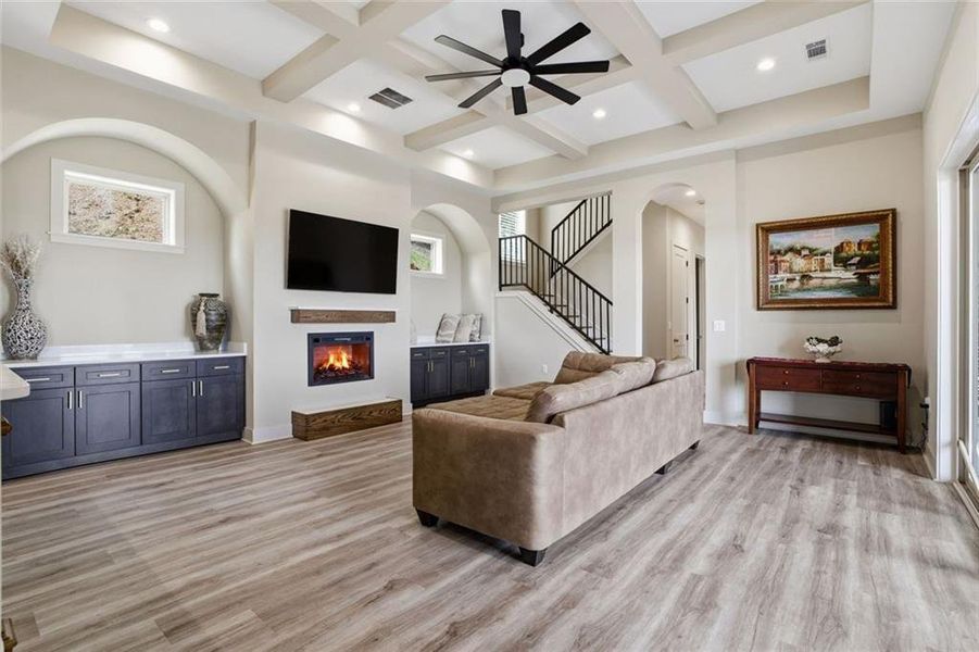 Furnished interior view inside a new home in , Clarkesville (Image 45).