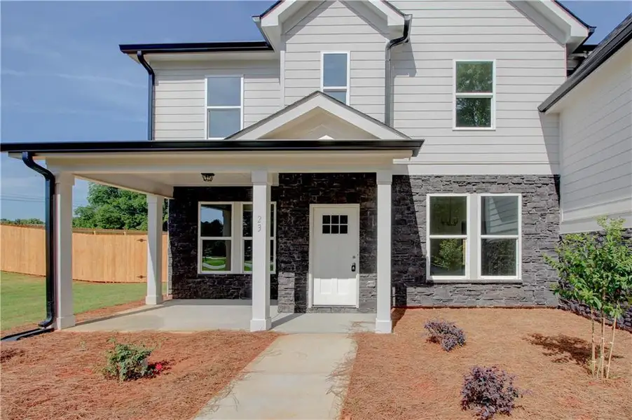 Exterior details and patio area of a home in , Covington (Image 20).