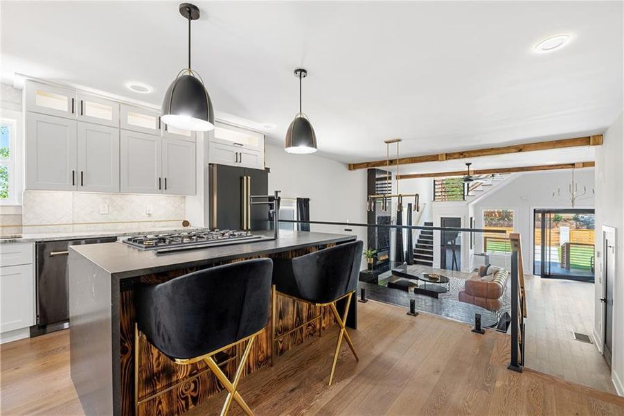 Furnished interior view inside a new home in , Atlanta (Image 6).