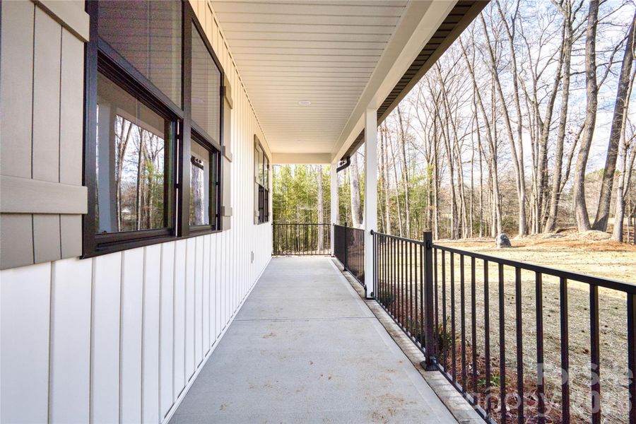 Exterior details and patio area of a home in , Catawba (Image 26).