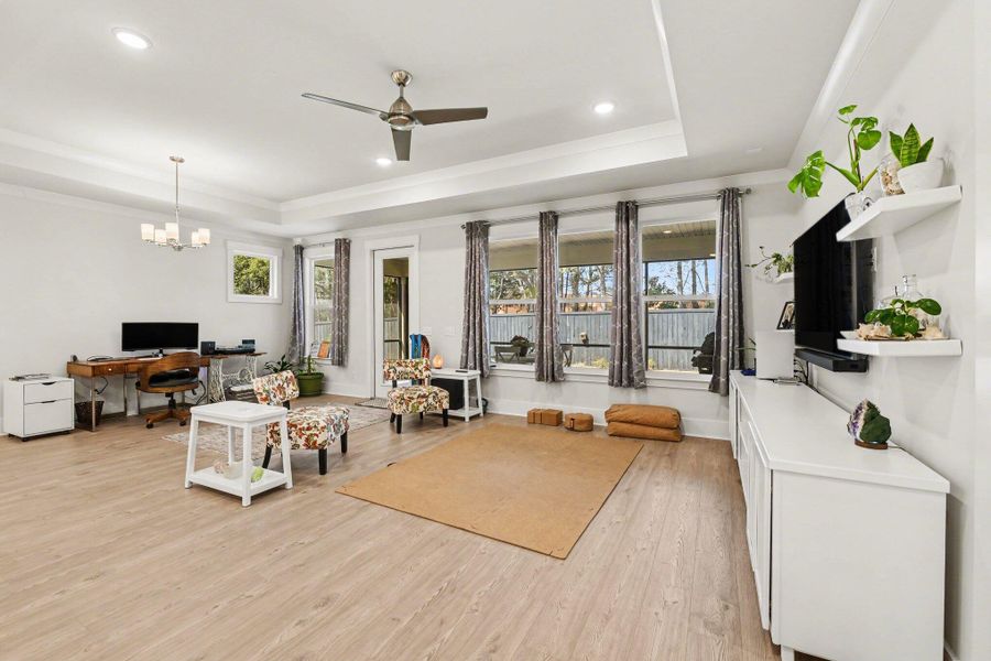 Furnished interior view inside a new home in , Johns Island (Image 9).