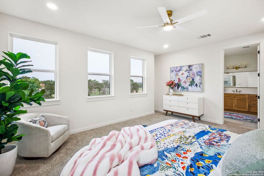 Furnished interior view inside a new home in , San Antonio (Image 10).