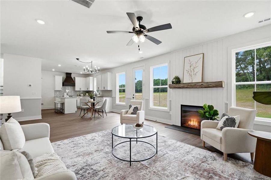 Furnished interior view inside a new home in , Mansfield (Image 21).