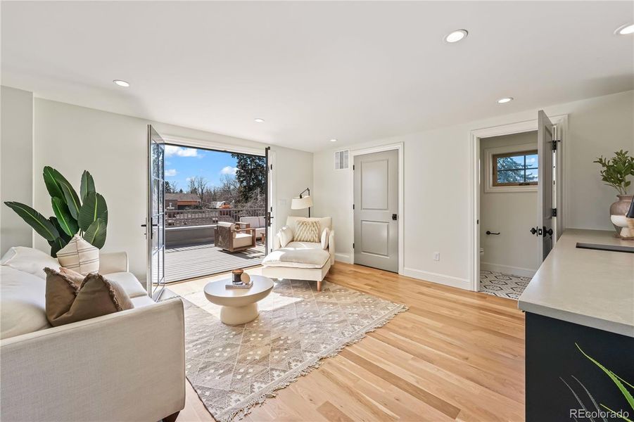 Furnished interior view inside a new home in , Denver (Image 27).