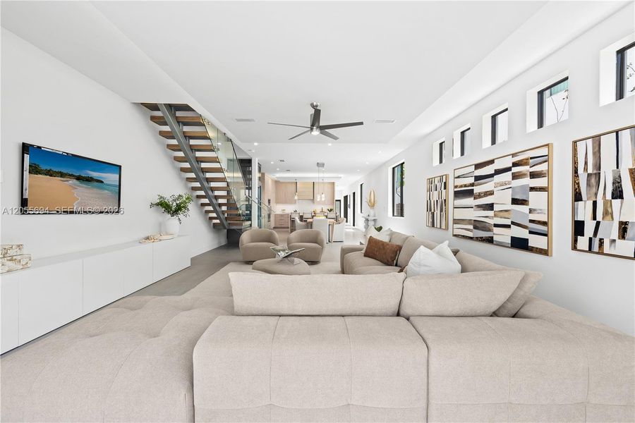 Furnished interior view inside a new home in , Fort Lauderdale (Image 18).