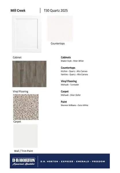 Image 4 representing the Atlanta by D.R. Horton in Mill Creek, Magnolia, TX.