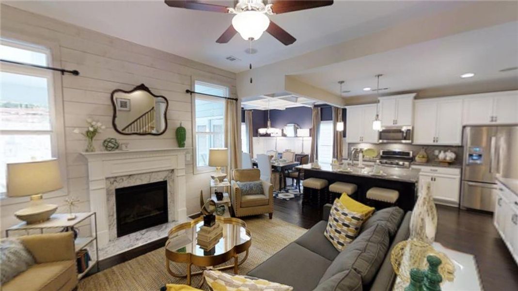 Furnished interior view inside a new home in , Gainesville (Image 6).