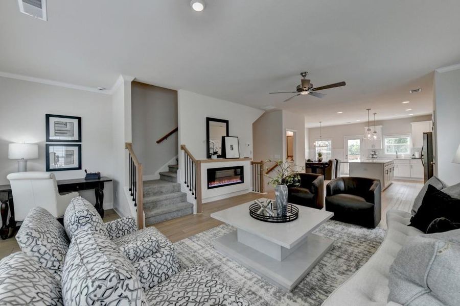 Furnished interior view inside a new home in Magnolia Grove, Mableton (Image 31).