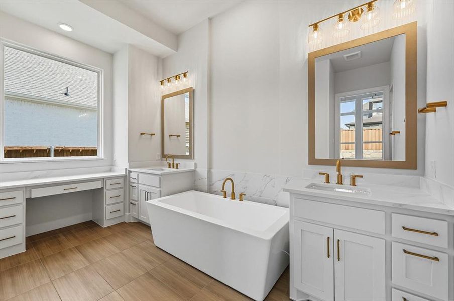 Furnished interior view inside a new home in Star Trail: 55ft. lots, Prosper (Image 9).