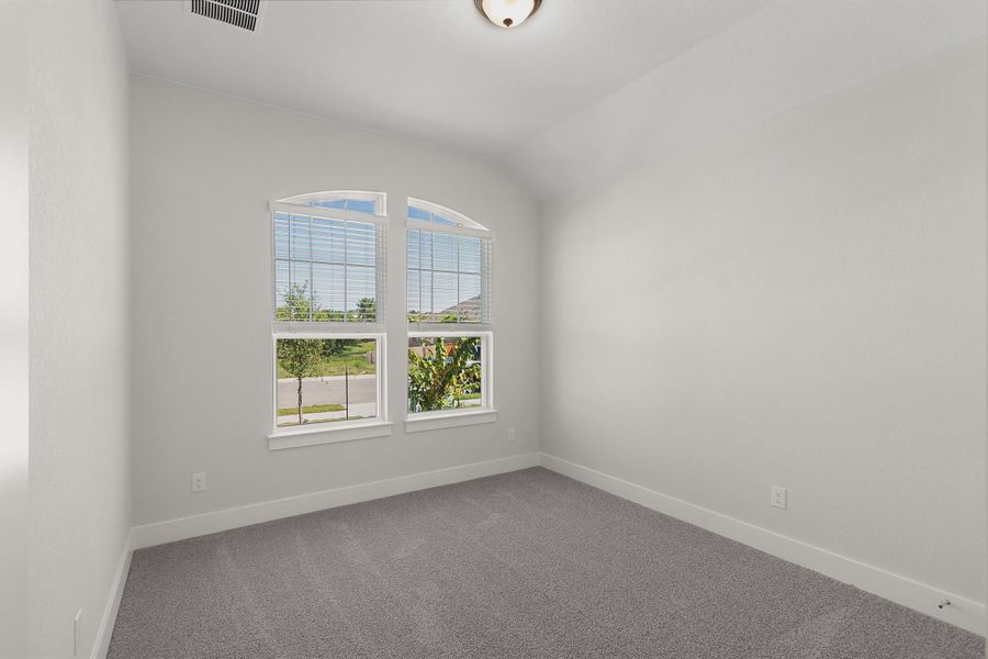Representative unfurnished interior of a home built from the Parker by Chesmar Homes in Highland Village, Georgetown (Image 17). Representative unfurnished interior of a home built from the Parker by Chesmar Homes in Highland Village, Georgetown (Image 17).