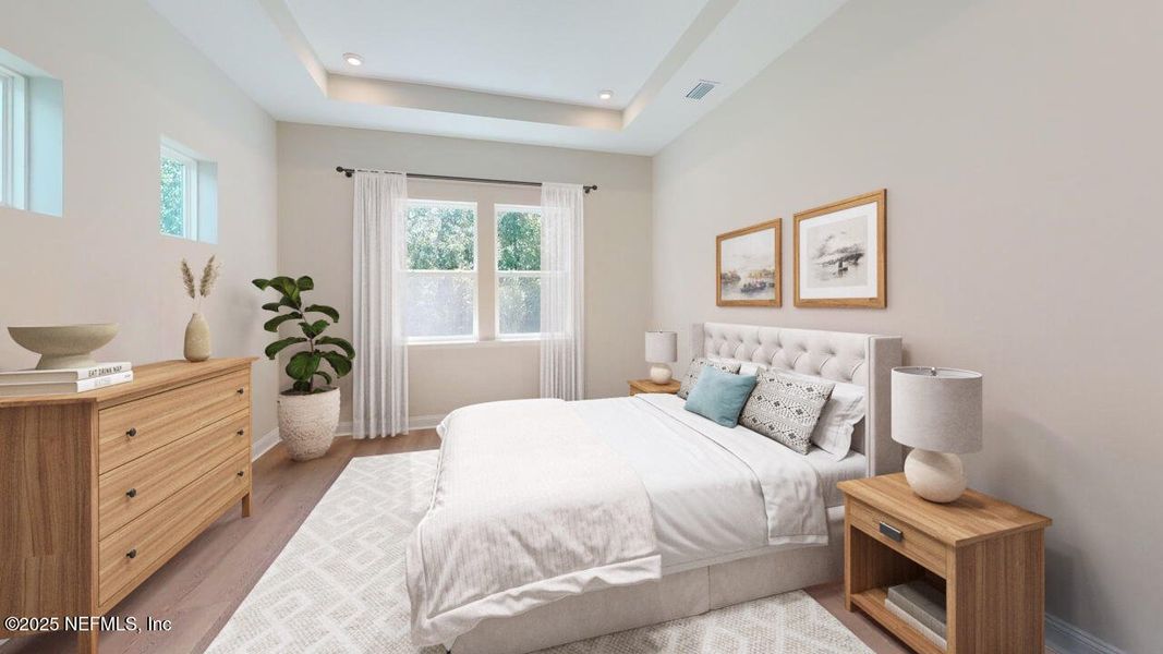 Furnished interior view inside a new home in RiverTown - WaterSong, St. Johns (Image 7).