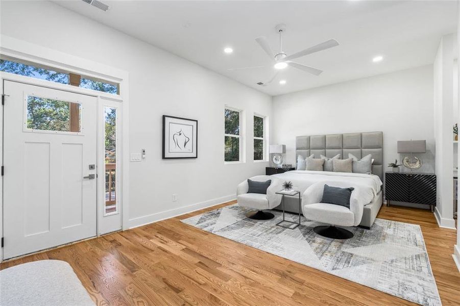 Furnished interior view inside a new home in , Atlanta (Image 3). Furnished interior view inside a new home in , Atlanta (Image 3).