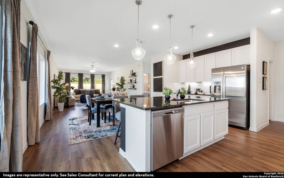 Furnished interior view inside a new home in Garden Grove, San Antonio (Image 5).