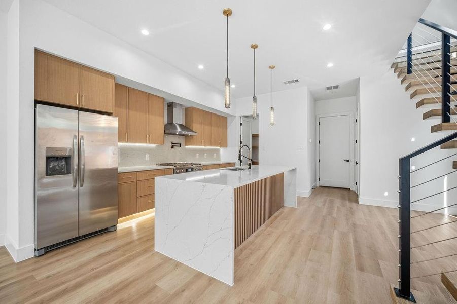 Furnished interior view inside a new home in , Dallas (Image 17).