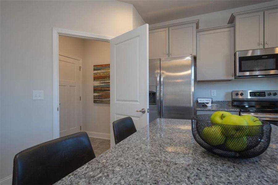 Furnished interior view inside a new home in Habersham Meadows, Demorest (Image 8).