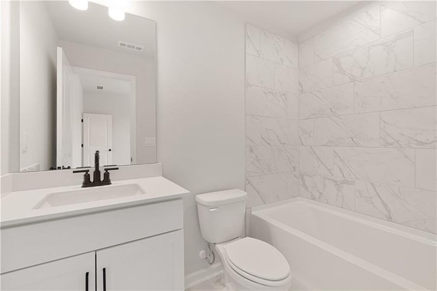 Furnished interior view inside a new home in Tiberon Woods, Cumming (Image 14).