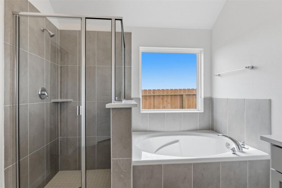 Furnished interior view inside a new home in Westland Ranch, League City (Image 10).