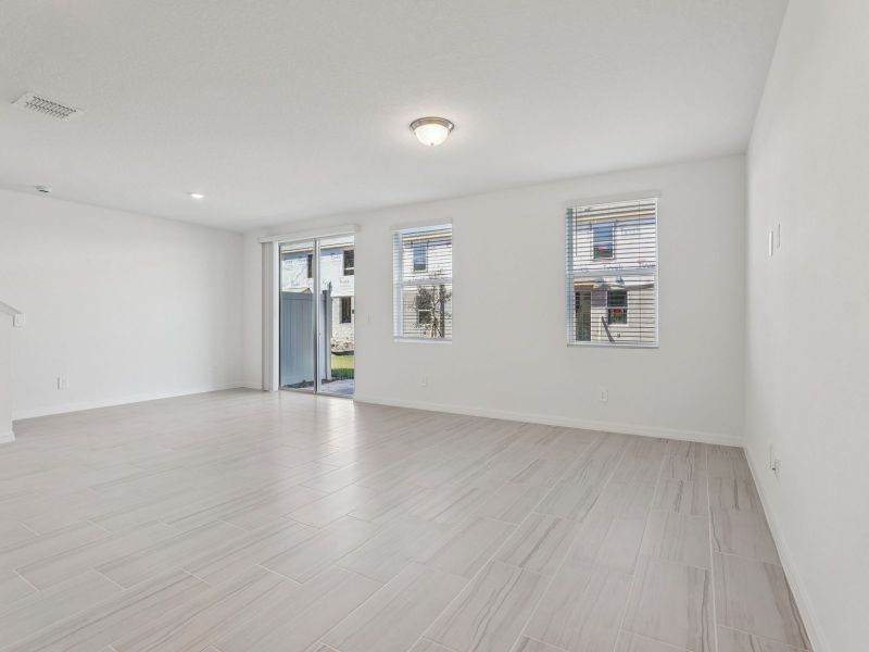 Spacious, unfurnished interior of a new home in The Meadow at Crossprairie Townes, St. Cloud (Image 8). Spacious, unfurnished interior of a new home in The Meadow at Crossprairie Townes, St. Cloud (Image 8).