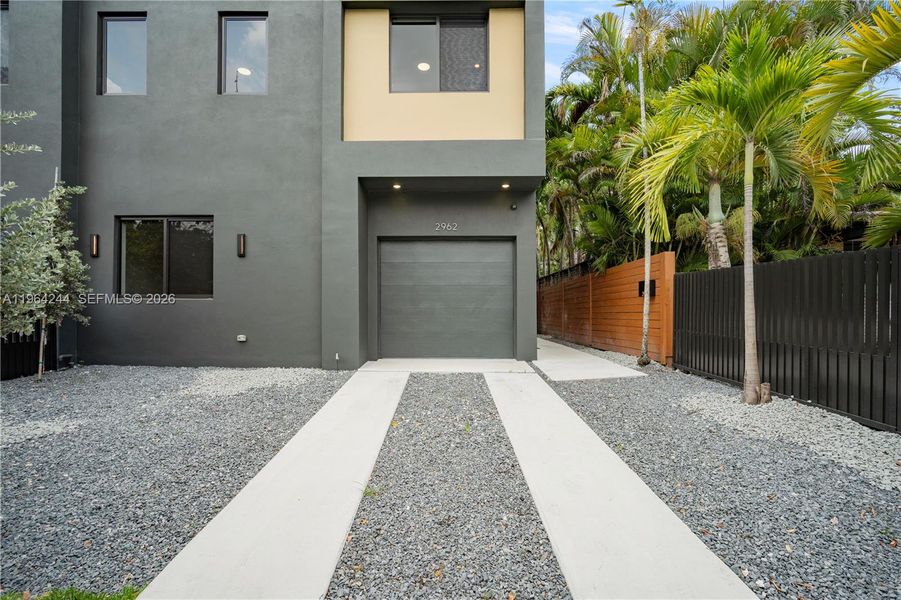Exterior details and patio area of a home in , Miami (Image 29). Exterior details and patio area of a home in , Miami (Image 29).