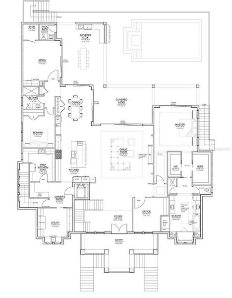 2D floor plan layout of this home in , Dunedin, FL (Image 5).