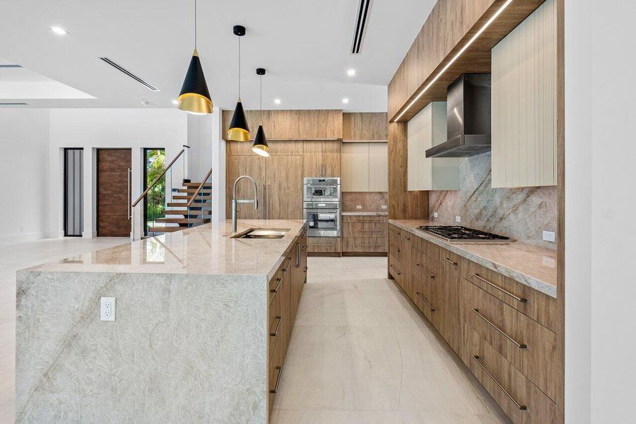 Furnished interior view inside a new home in , Delray Beach (Image 56).