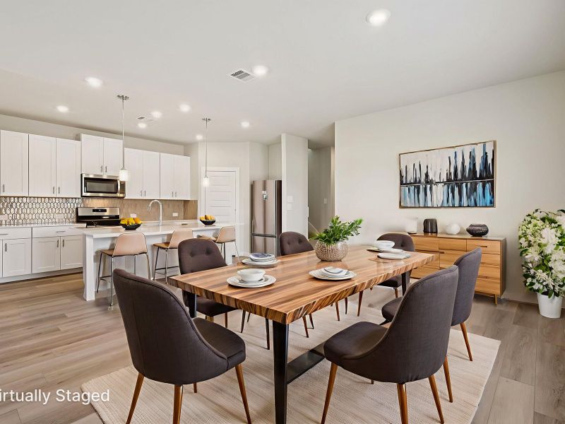 Furnished interior view inside a new home in Heights of Barbers Hill, Mont Belvieu (Image 3). Furnished interior view inside a new home in Heights of Barbers Hill, Mont Belvieu (Image 3).