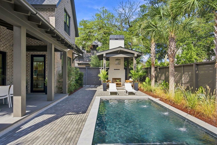Exterior details and patio area of a home in , Mount Pleasant (Image 49).