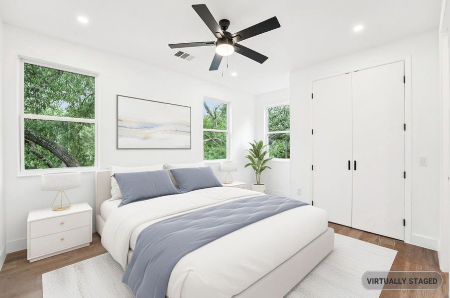 Furnished interior view inside a new home in , Austin (Image 13). Furnished interior view inside a new home in , Austin (Image 13).