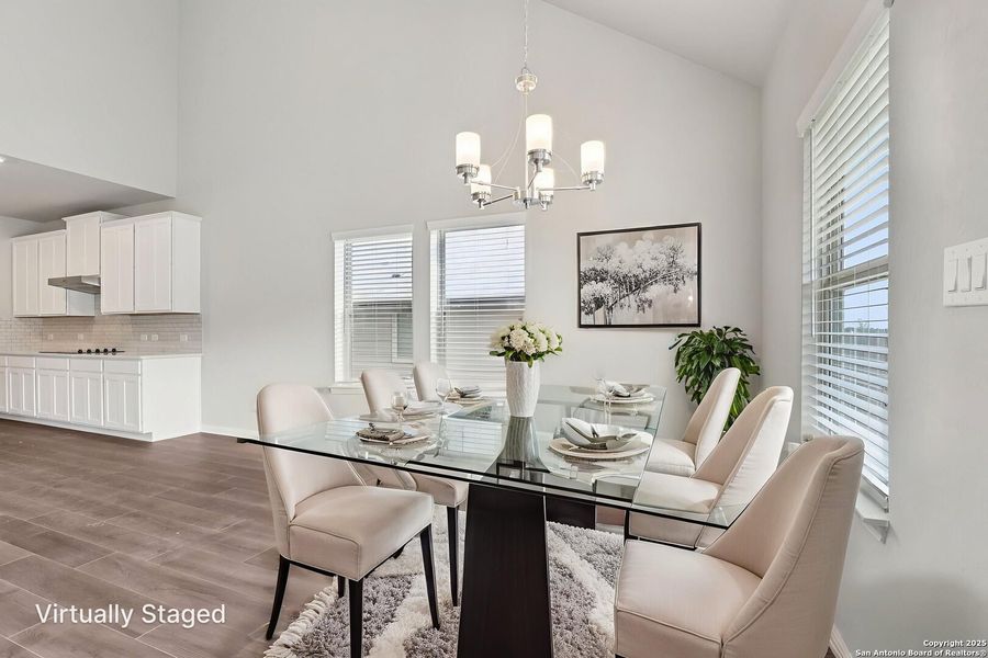 Furnished interior view inside a new home in Legendary Trails - Classic Series, Cibolo (Image 7). Furnished interior view inside a new home in Legendary Trails - Classic Series, Cibolo (Image 7).