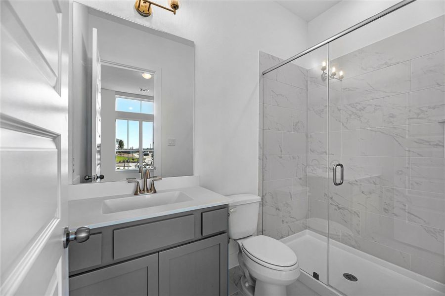 Furnished interior view inside a new home in Austin Point, Richmond (Image 9).