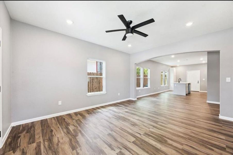 Spacious, unfurnished interior of a new home in , Fort Worth (Image 9). Spacious, unfurnished interior of a new home in , Fort Worth (Image 9).