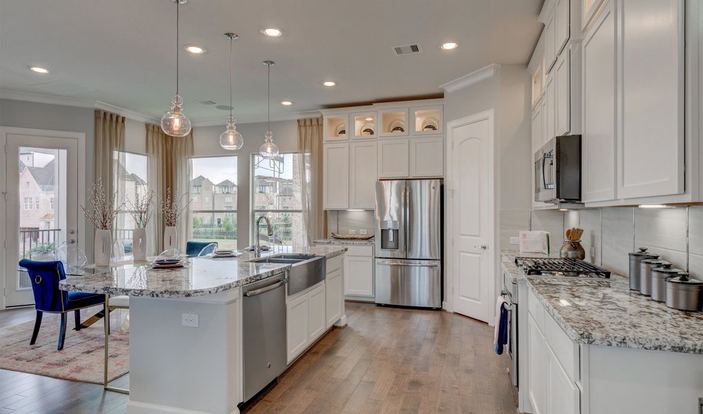 Striking kitchen with island