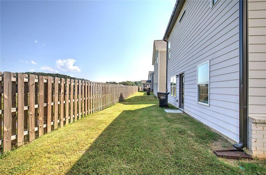 Exterior details and patio area of a home in , Cartersville (Image 20).