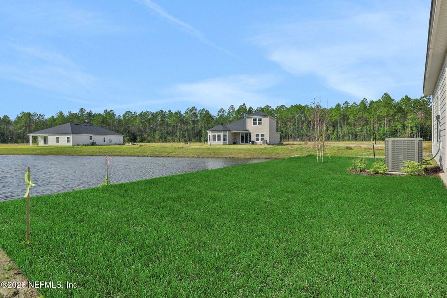 Exterior details and patio area of a home in Brook Forest, St. Augustine (Image 25).