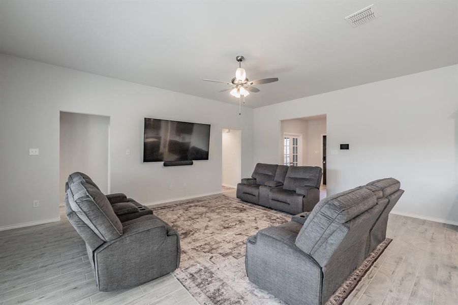 Furnished interior view inside a new home in Stone Eagle, Azle (Image 13).