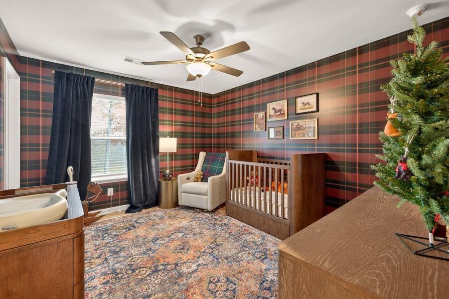 Furnished interior view inside a new home in Reunion, Flowery Branch (Image 34). Furnished interior view inside a new home in Reunion, Flowery Branch (Image 34).